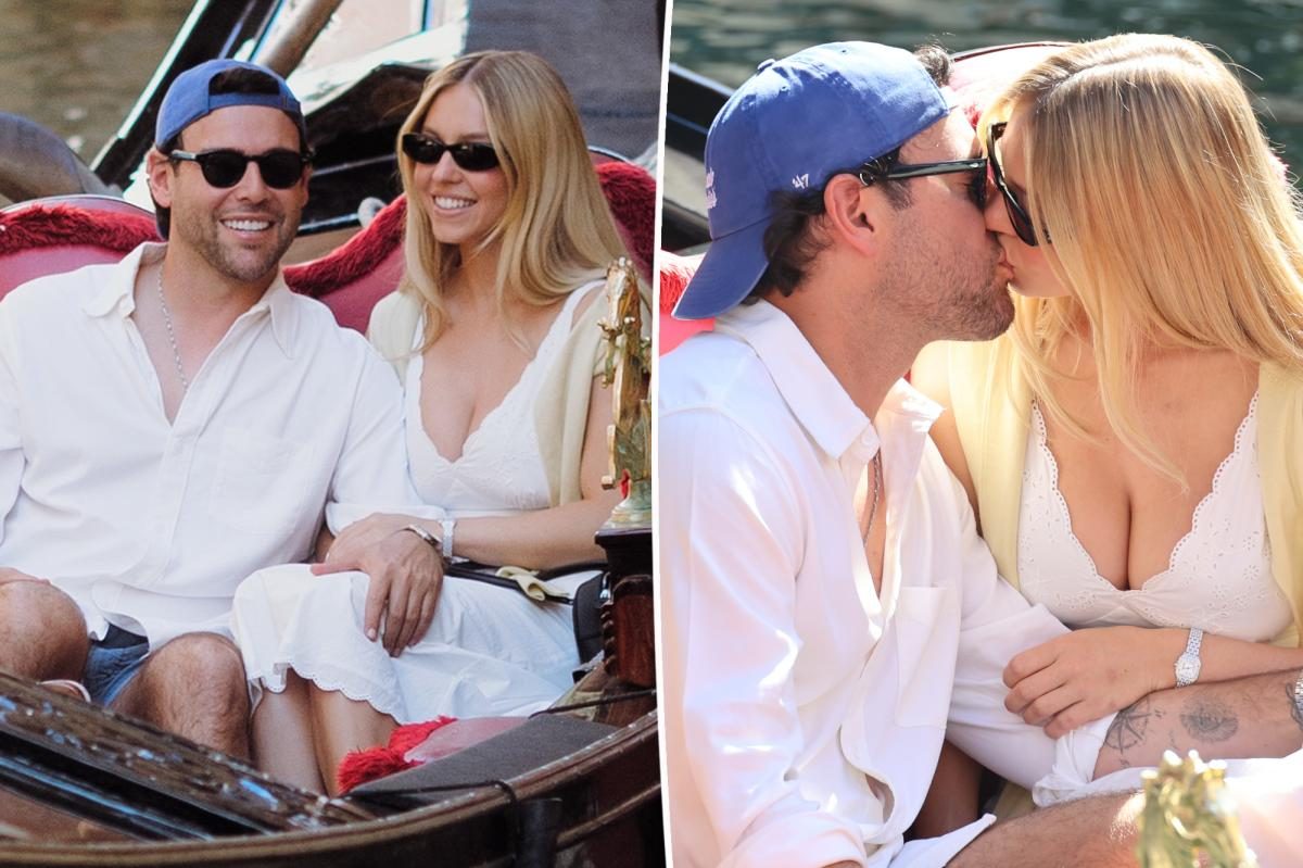 Sweeney & Braun steal Venetian kiss, hinting at Hollywood's love scandal