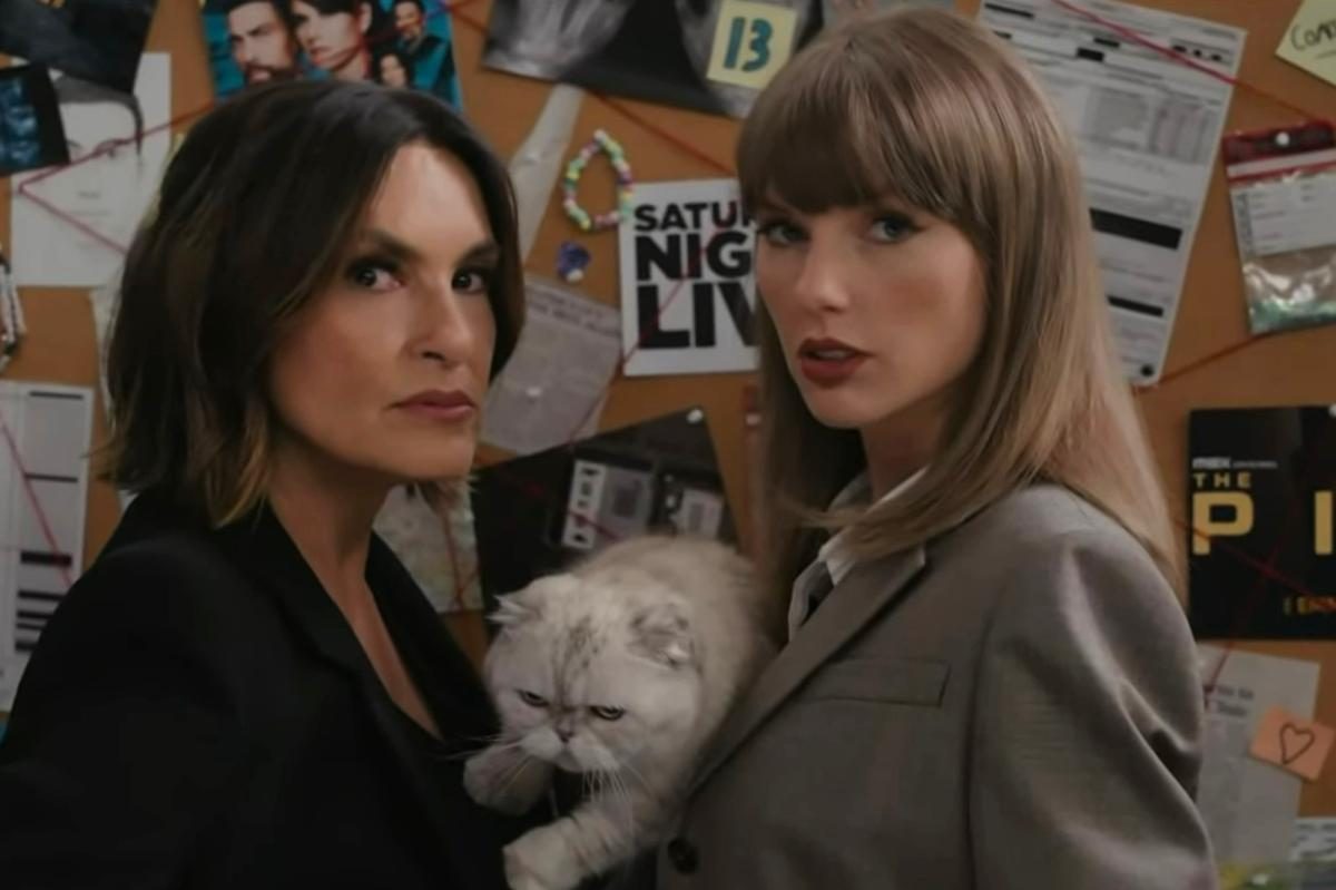 Swift shocks 2026 Emmys starring Olivia Benson in a Law & Order skit