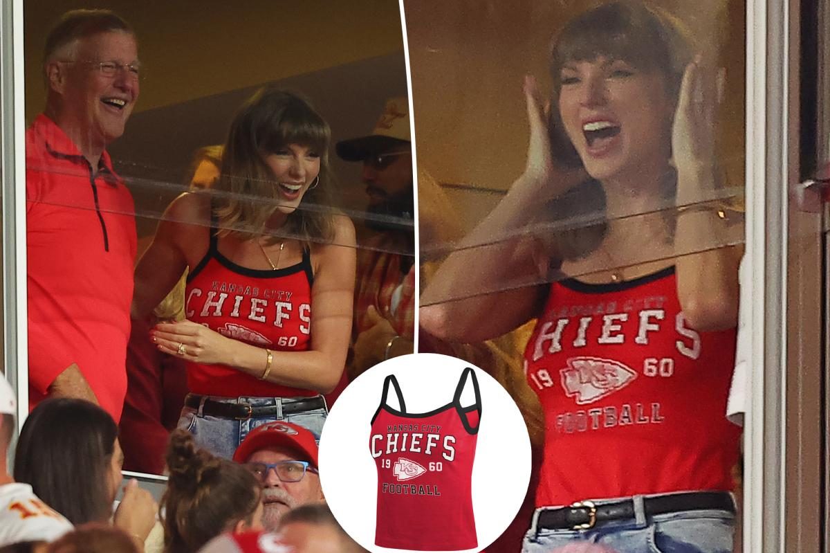 Swift Rocks Chiefs‑Colts Game, Slays Erin Andrews’ Tank—Sell‑out Hit