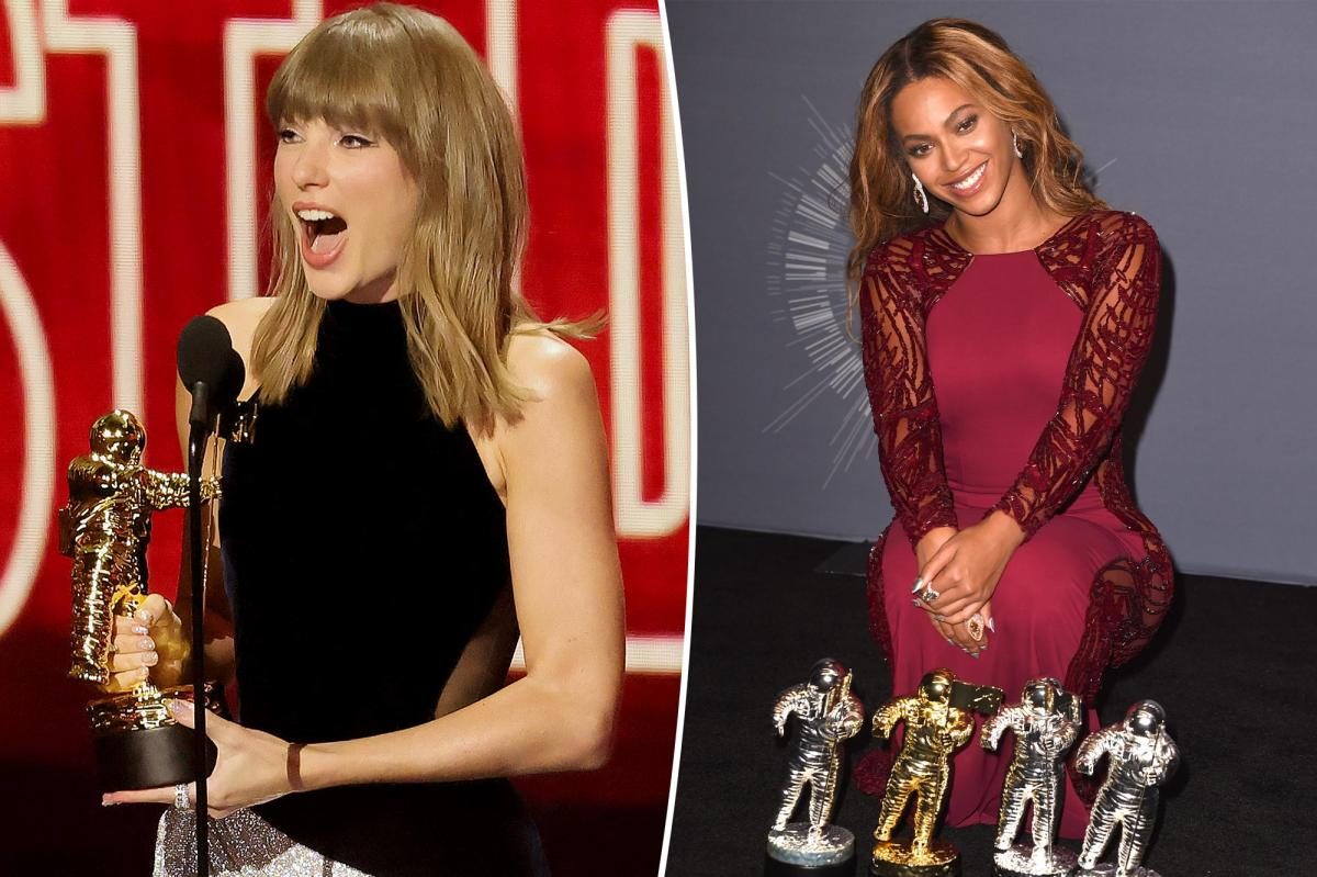 Swift shatters Beyoncé's VMA record, claiming 31 wins and a new honor