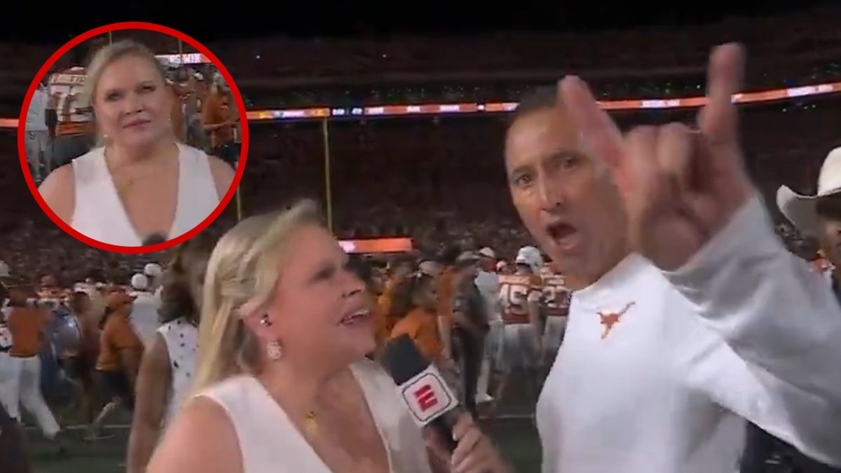 Steve Sarkisian storms out after Texas' 20‑point comeback over Ohio State
