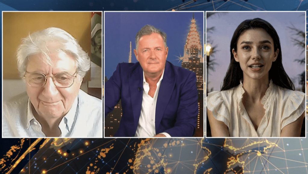 Tilly Norwood Speaks Cantonese Live, Piers Morgan Stunned