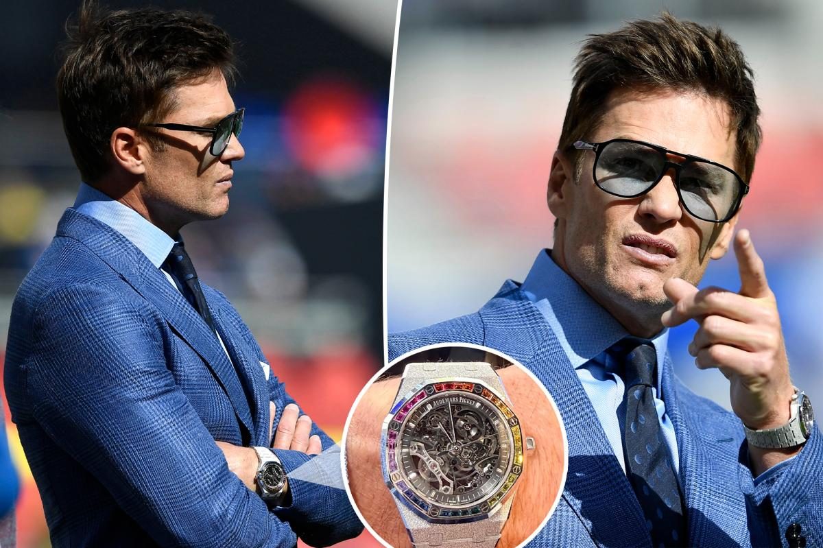 Tom Brady Shines With $485k Rainbow Audemars Piguet at Bills Game