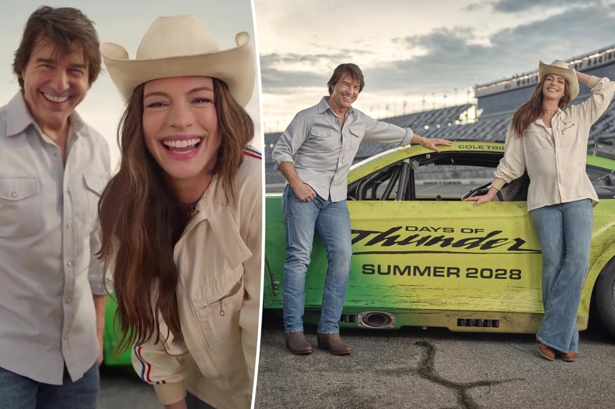 Tom Cruise & Anne Hathaway Revive Days of Thunder—2028 Sequel