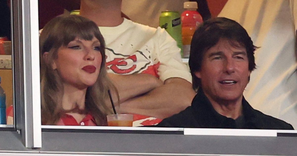 Tom Cruise Confesses Taylor Swift Gave Him a Playbook at Chiefs Game